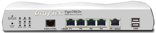 Vigor 2862 Series VDSL/ADSL Router 